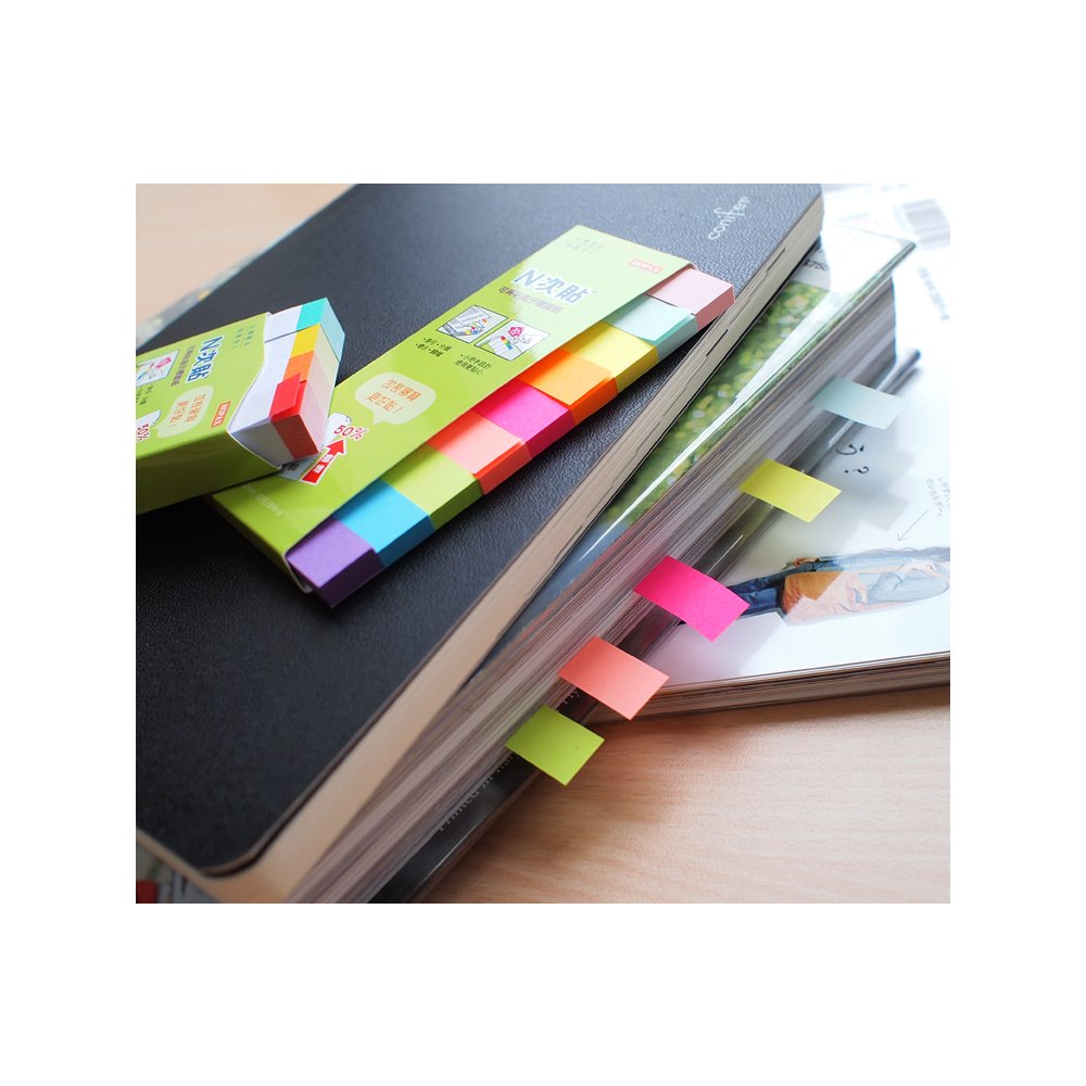 STICK'N PAPER INDEX TABS 8 COLOURS