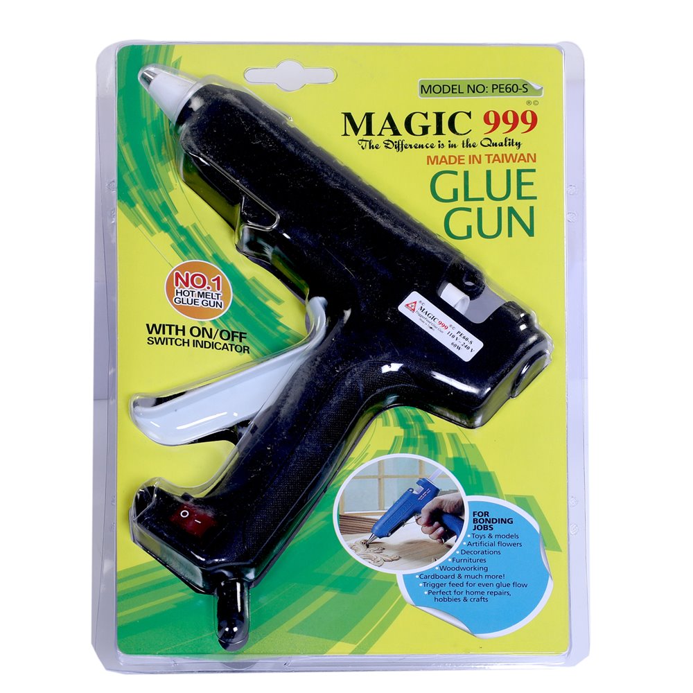 MAGIC999 60Watts HOT MELT GLUE GUN MG60 MADE IN TAIWAN