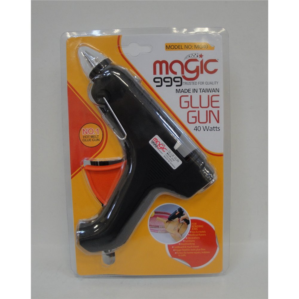 MAGIC999 40Watts HOT MELT GLUE GUN MG40 MADE IN TAIWAN