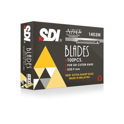 SDI NIYO SNAP OFF CUTTER BLADES 1403M 9MM