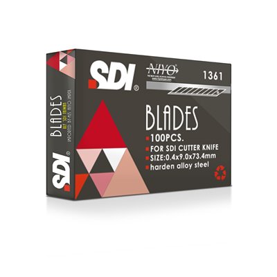 SDI NIYO 30° DEGREE SNAP OFF CUTTER BLADES 1361 9MM