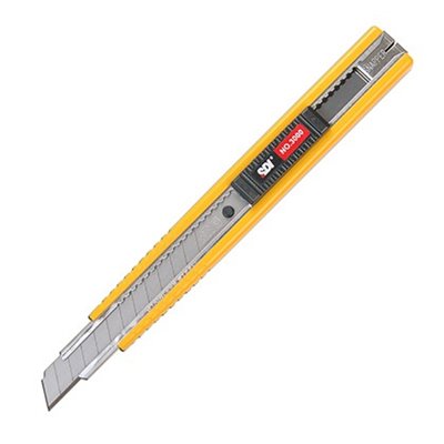 SDI CUTTER KNIFE 3000C SLEEK YELLOW AUTO LOCK