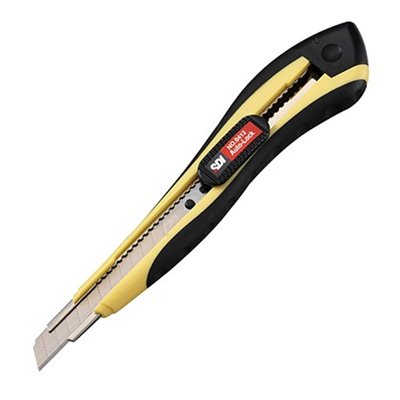 SDI CUTTER KNIFE 5412 RUBBER GRIP AUTO LOCK