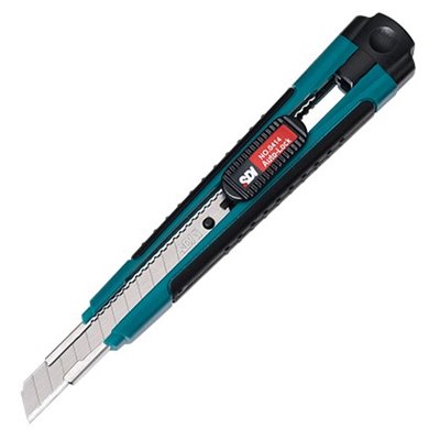 SDI CUTTER KNIFE 5414 RUBBER GRIP AUTO LOCK