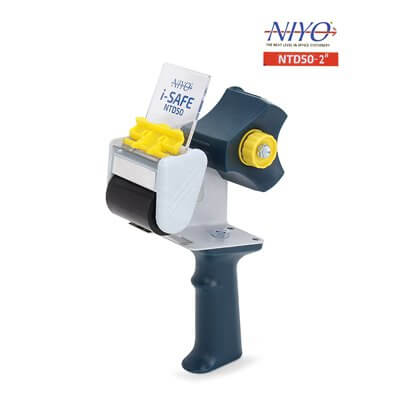 Tape Dispenser - iSafe Tape Dispensers with Anti Rust Blades + Safety Blade Cover + Made in Taiwan