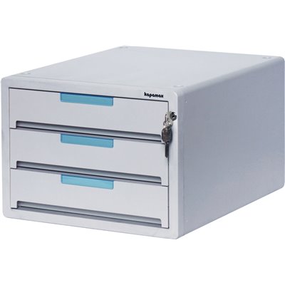 NIYO KAPAMAX FILING CABINET 3 LAYERS WITH KEY LOCK PLANO-2