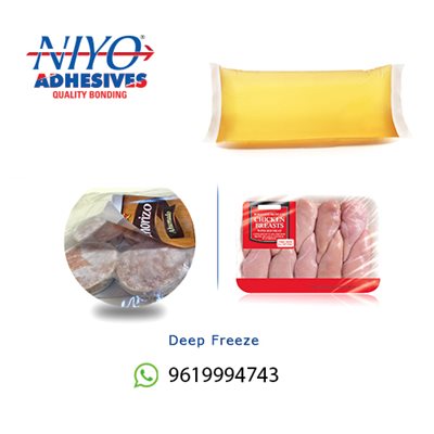 NIYO HOT MELT PRESSURE SENSITIVE ADHESIVE FOR DEEP FROZEN LABELS