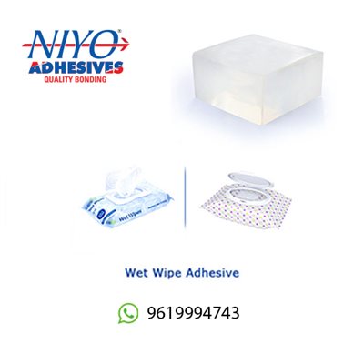 NIYO HOT MELT PRESSURE SENSITIVE ADHESIVE FOR WET WIPES LID