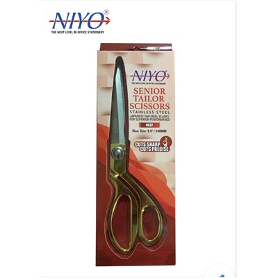NIYO SENIOR TAILOR SCISSORS NS37, 9.5"