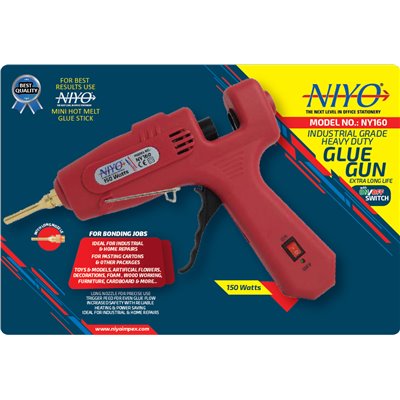 NIYO 150Watts LONG NOZZLE HEAVY DUTY GLUE GUN NY160